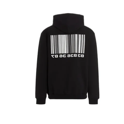 Vtmnts Barcode Printed Drawstring Hoodie