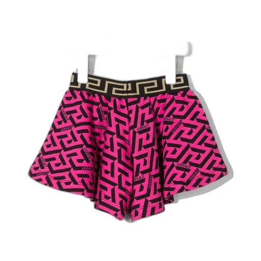 La Greca Wide-Leg Shorts