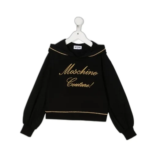 Embroidered-Logo Hoodie