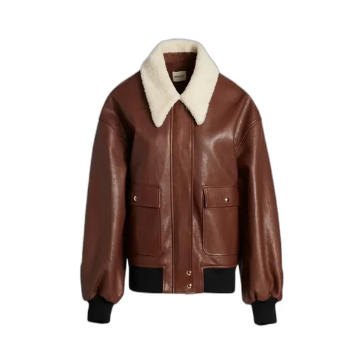 Khaite Shellar Ribbed Hem Jacket