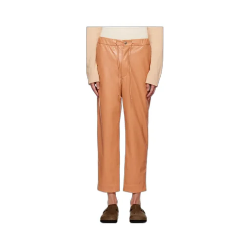 Jain Faux-Leather Trousers