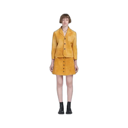 A-Line Buttoned Skirt