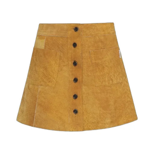 A-Line Buttoned Skirt