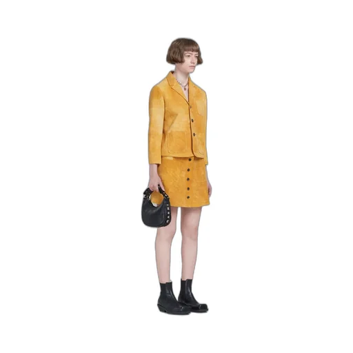A-Line Buttoned Skirt