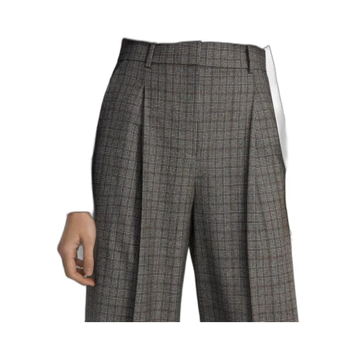 Checked Tailored Trousers