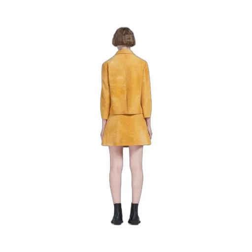 A-Line Buttoned Skirt