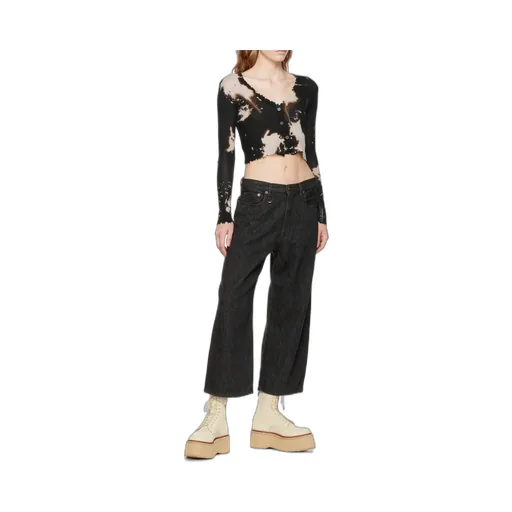 Wide Leg Cropped Jeans