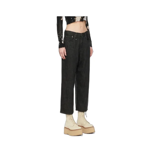 Wide Leg Cropped Jeans