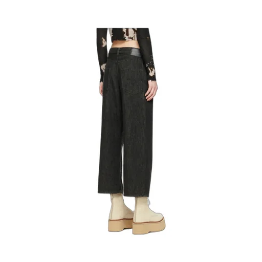 Wide Leg Cropped Jeans