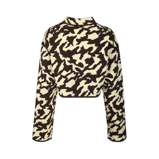 Nanushka Printed Cropped Jacket