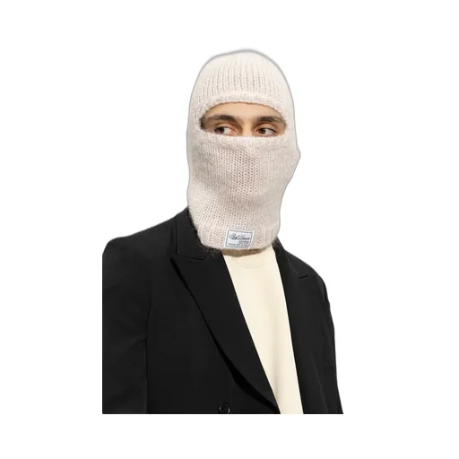 Raf Simons Logo-Patch Balaclava Hat