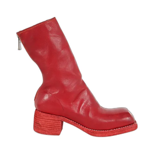 Guidi Back Zipped Mid Boots