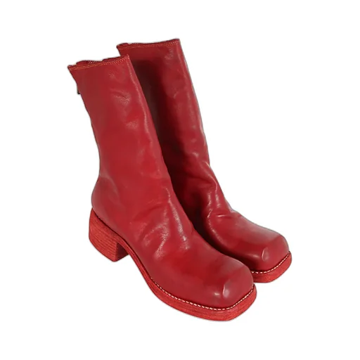 Guidi Back Zipped Mid Boots