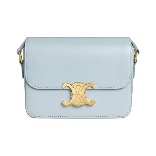 Teen Triomphe Bag In Shiny Calfskin