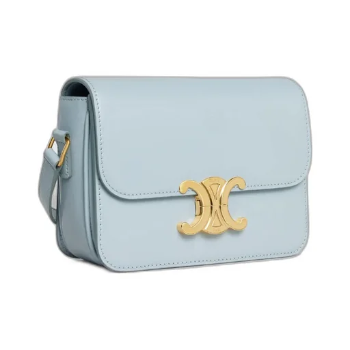 Teen Triomphe Bag In Shiny Calfskin