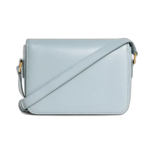Teen Triomphe Bag In Shiny Calfskin