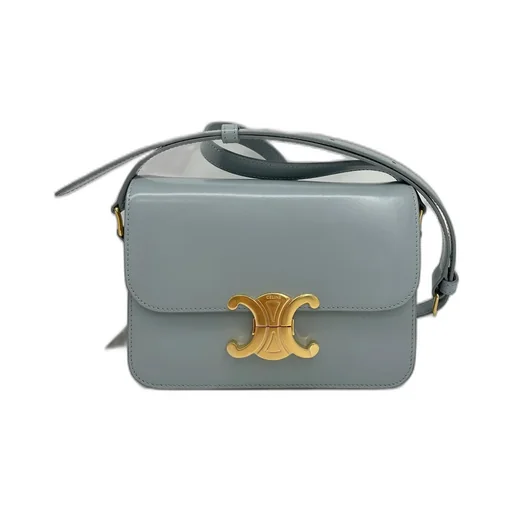 Teen Triomphe Bag In Shiny Calfskin