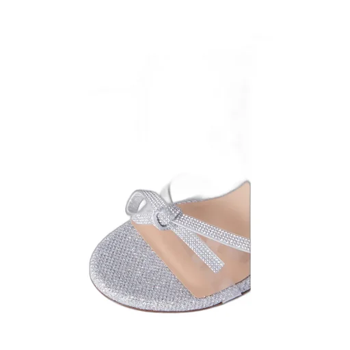 Embellished Metal Sandals
