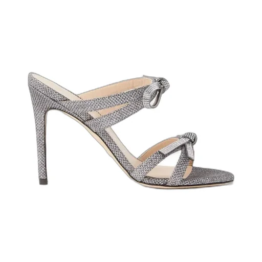 Glittered 90Mm Bow-Detail Sandals