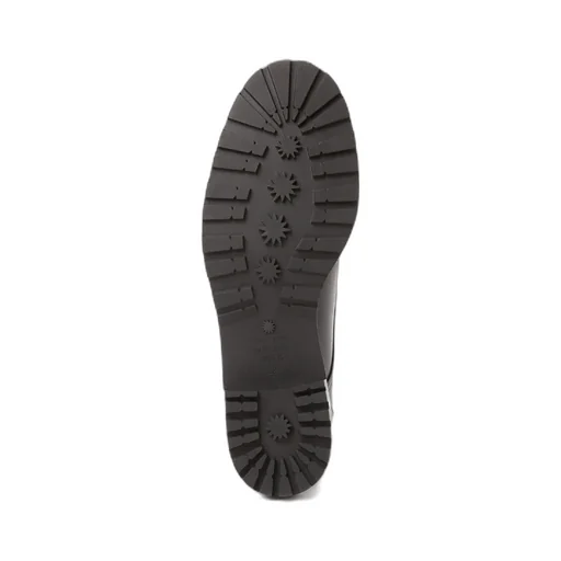 Logo Flat Ankle Boots