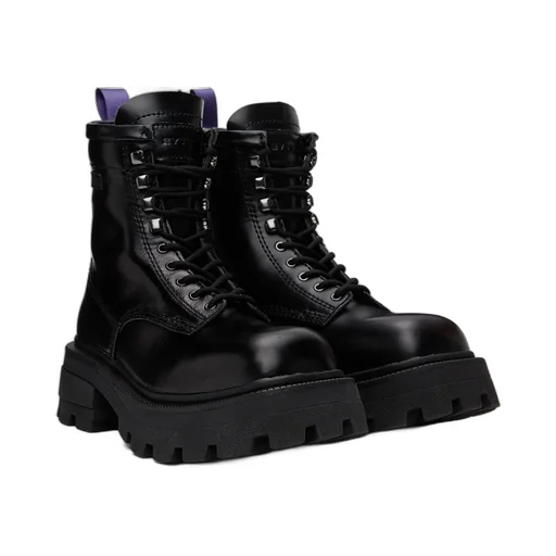 Logo Lacing Boots