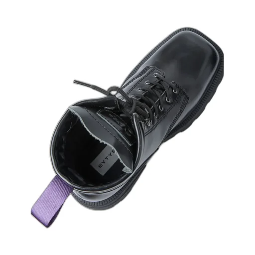 Logo Lacing Boots