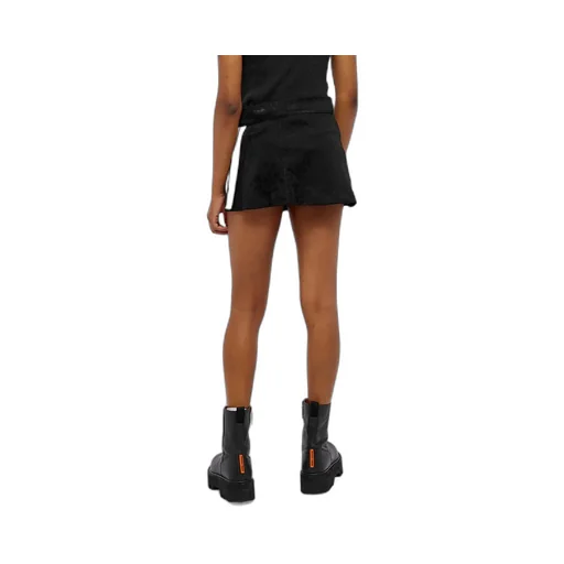 Palm Angels Stripe Detailed A-Line Mini Skirt
