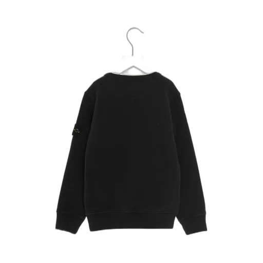 Stone Island Junior Logo Patch Crewneck Sweatshirt