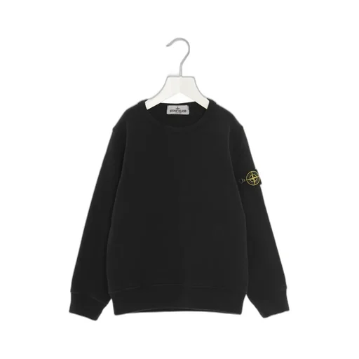 Stone Island Junior Logo Patch Crewneck Sweatshirt