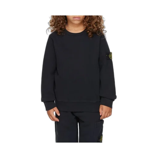 Stone Island Junior Logo Patch Crewneck Sweatshirt
