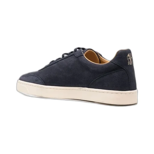 Grained Low-Top Sneakers