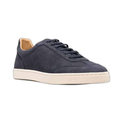 Grained Low-Top Sneakers