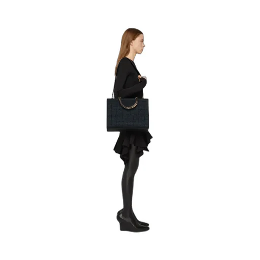 Givenchy 4G Embroidered Medium Shopping Bag