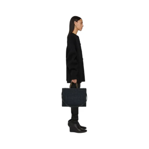 Givenchy 4G Embroidered Medium Shopping Bag