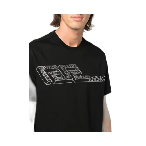Crystal Logo-Embellished T-Shirt