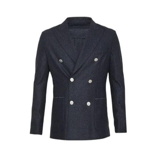Tonello Double-Breasted Flannel Jacket