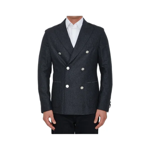 Tonello Double-Breasted Flannel Jacket