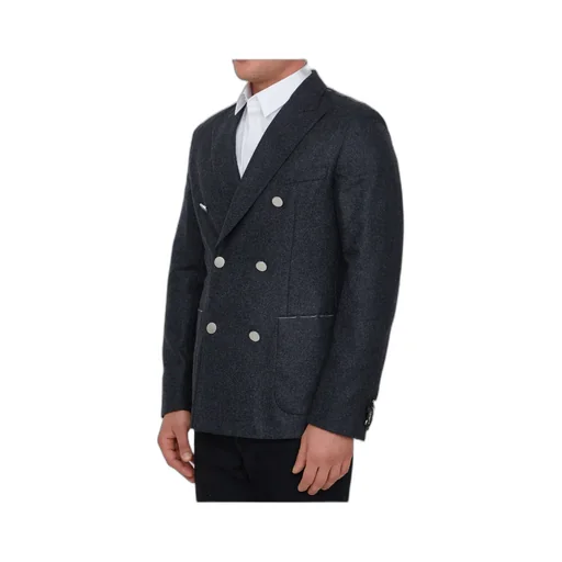 Tonello Double-Breasted Flannel Jacket