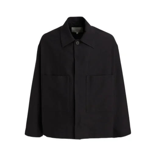Relaxed-Fit Cotton Shirt Jacket