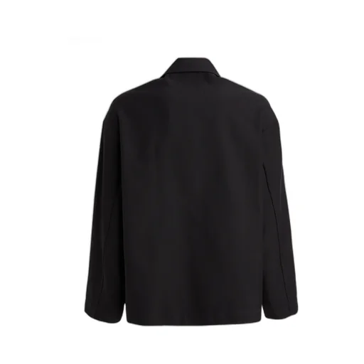Relaxed-Fit Cotton Shirt Jacket
