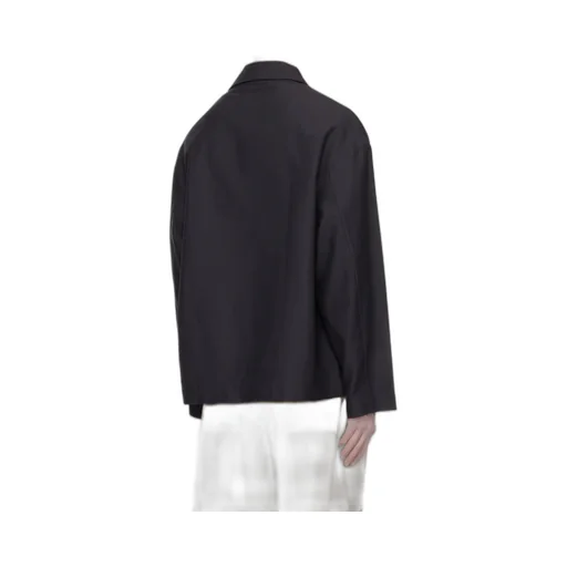 Relaxed-Fit Cotton Shirt Jacket
