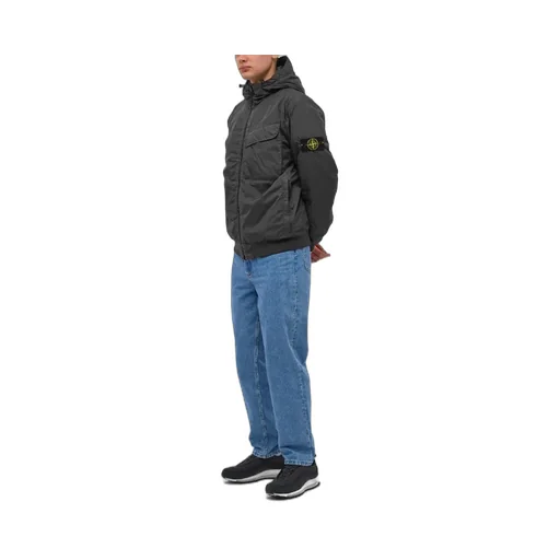 Compass-Patch Hooded Jacket
