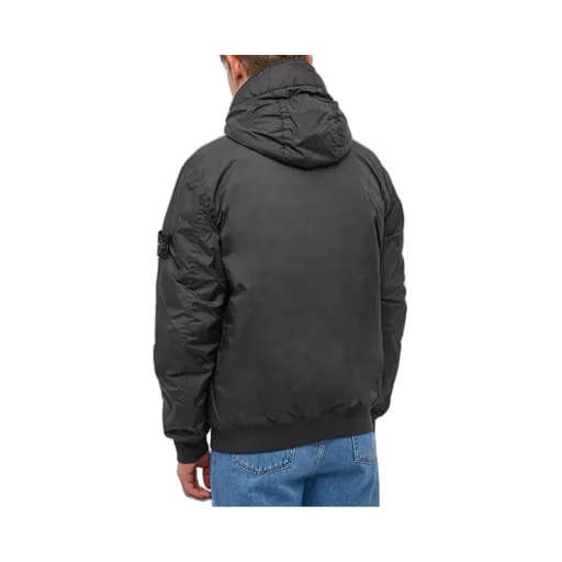 Compass-Patch Hooded Jacket