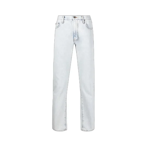 Arrows-Print Straight-Leg Jeans