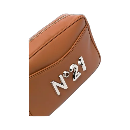 N21 Logo Plaque Zip Crossbody Bag