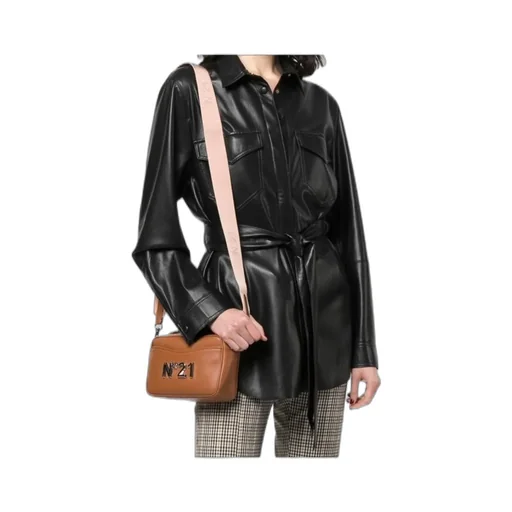 N21 Logo Plaque Zip Crossbody Bag