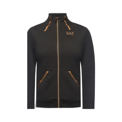 Logo High-Necked Sports Suit