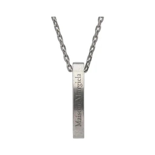 Maison Margiela Ring-Pendant Detailed Necklace