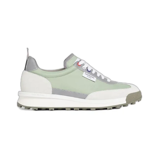 Panelled Low-Top Lace-Up Sneakers