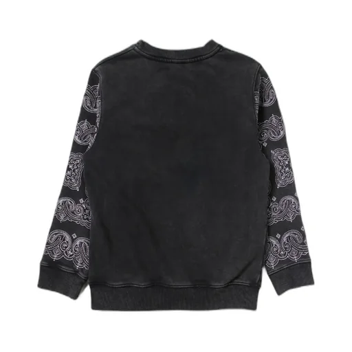Printed Long-Sleeved Sweater